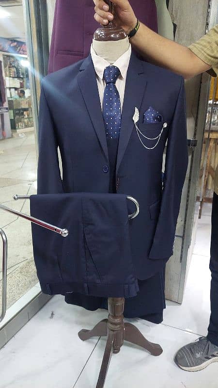 3 Piece PENT COAT NAVY BLUE COLOUR 0