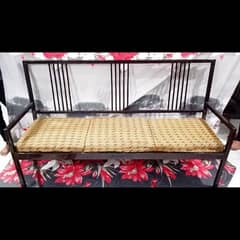 3 Seater Iron Sofa Excellent Quality with Master Foam Cushion