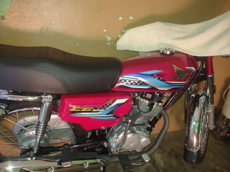 Honda CG 125 registration not 0