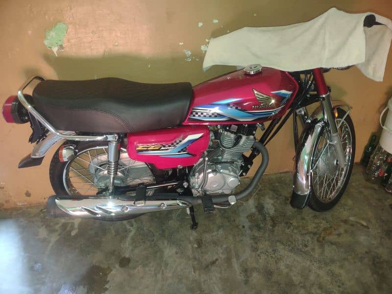 Honda CG 125 registration not 3