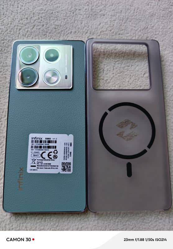 Infinix Note 40 8+5GB 128GB Only set+original charger 1