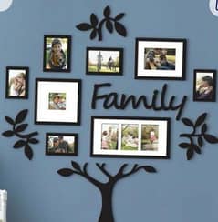 Family photo fram wall art