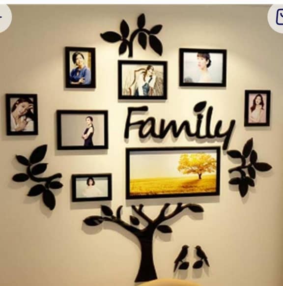 Family photo fram wall art 1