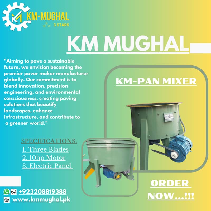 Concrete Pan Mixer machine and Chemecial Mixer Machine 10