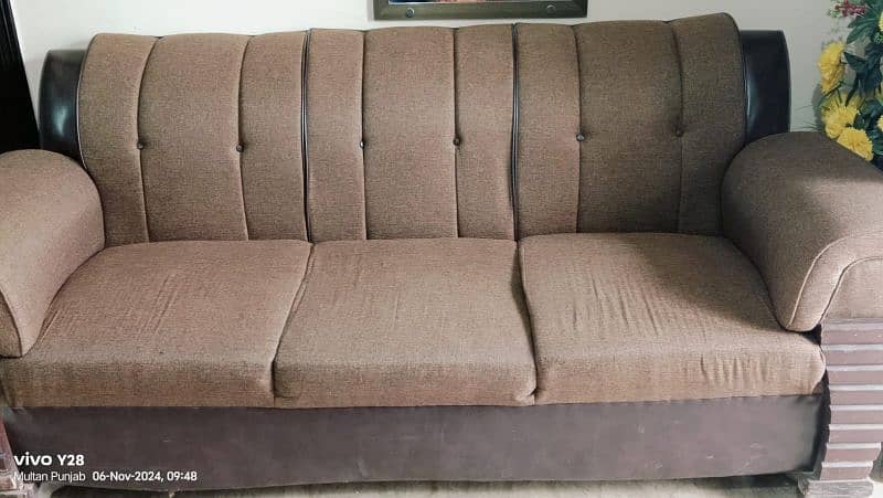 Very less used, look like new sofa set. contact 03020102078 0