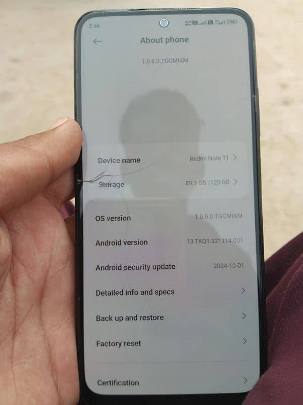 redmi note 11 6 GB 128 GB 4