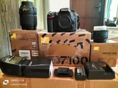 Nikon D7100 with 2 lens flash and stand available for sale