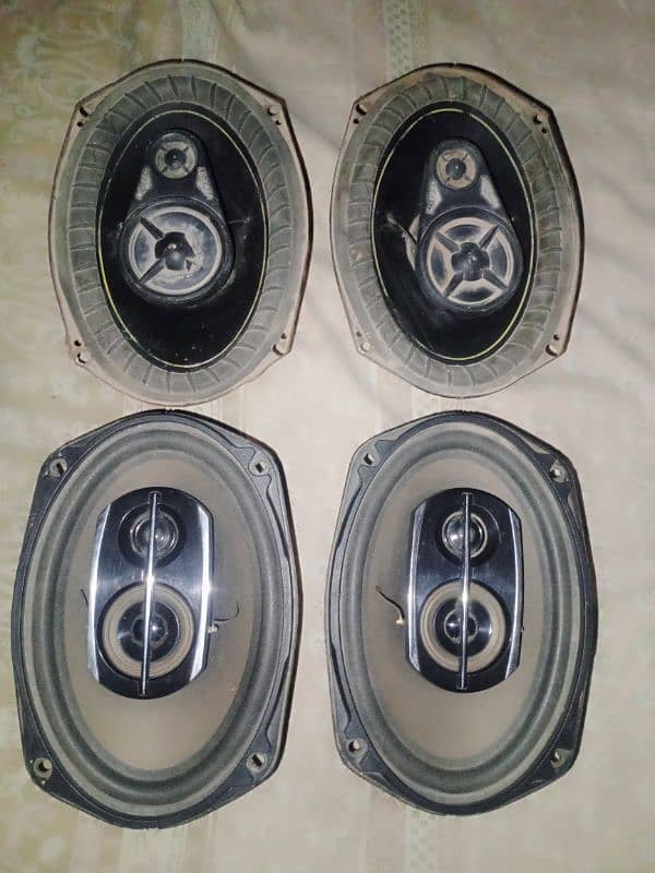 2 pair car speakers 0