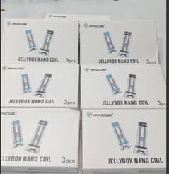 Jelly box Z coil, v3 coil, nano coil, akus coil, p10 coil, maxpod coil