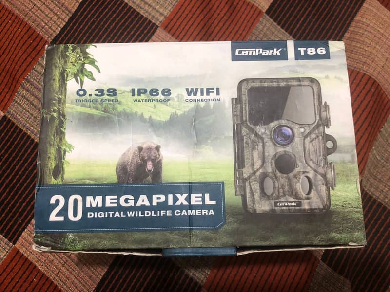 Campark T86 20MP 1296P WiFi Bluetooth Trail Camera Outdoor Wildlife 0