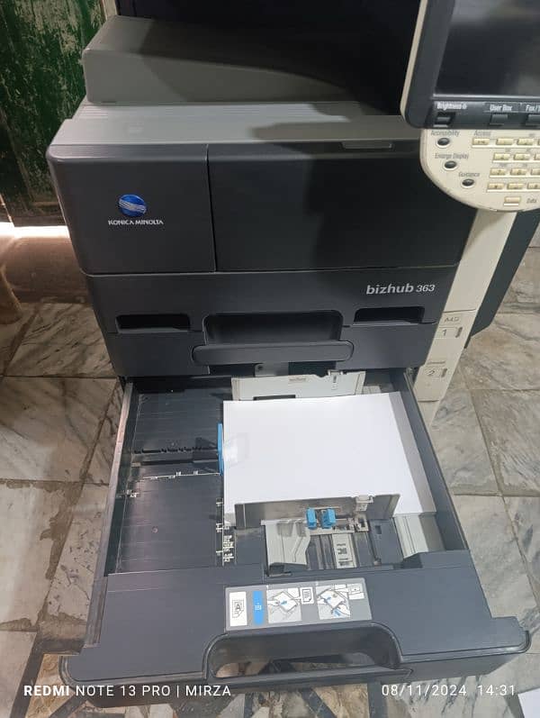 KM Bizhub 363 Best Printer Ever like new. 8