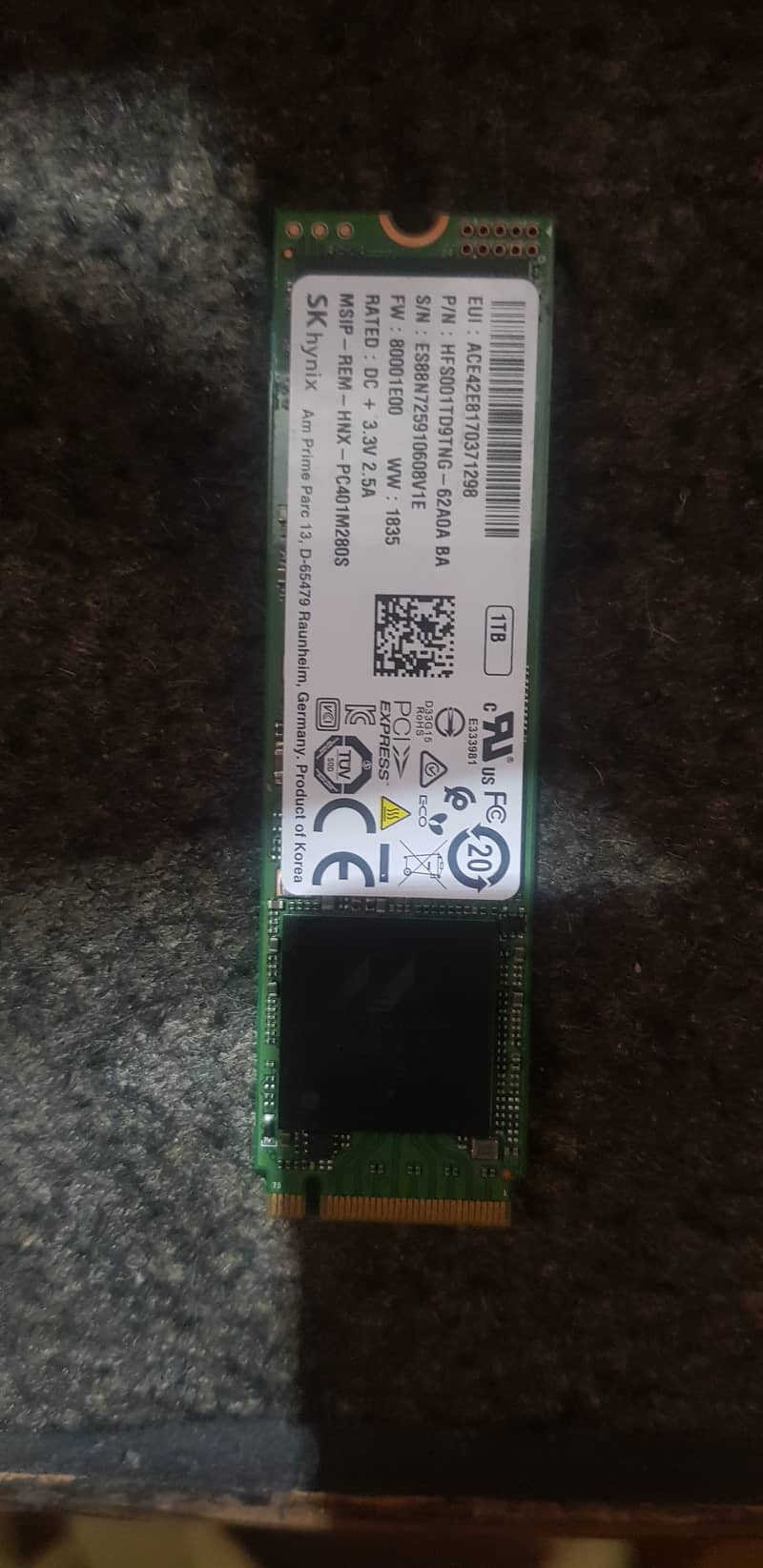 1tb nvme2 SSD 0