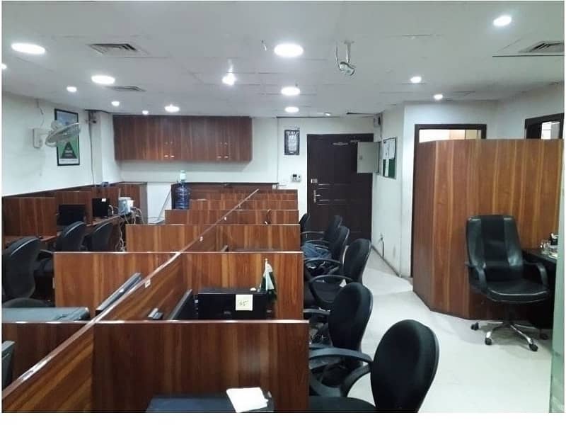 Area 850 Square Feet Fully Furnished Corporate Office Gulberg 3 Lahore Original Pics 1