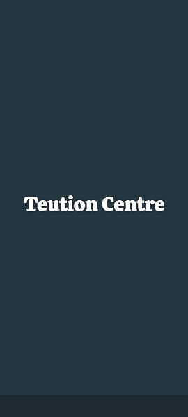 Teution for all classes. Home tutor is available or student can come 0