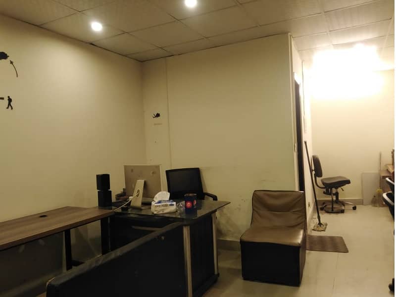 Fully Furnished Area 230 Square Feet Office Available For Rent Real Pictures in Main Boulevard Road Gulberg 3 Lahore 2