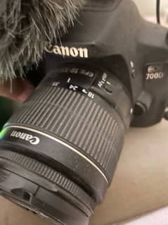 cannon EOS 700D with 18 -55 lanes