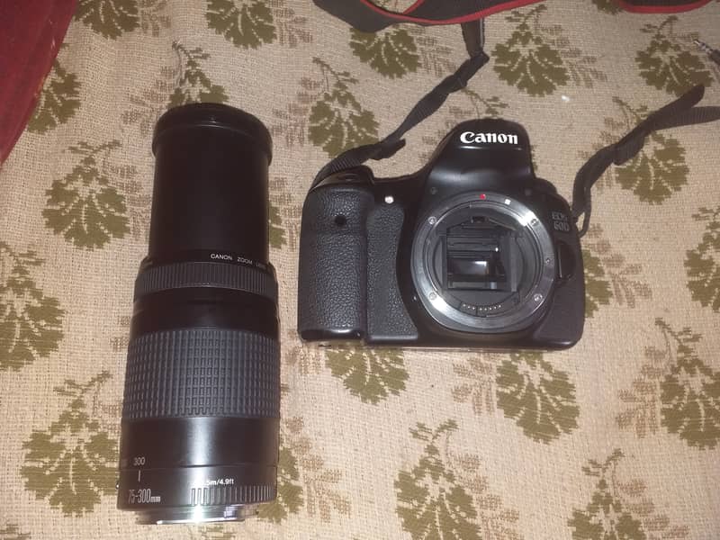 Canon 60D Dslr with 75 300 lens 5