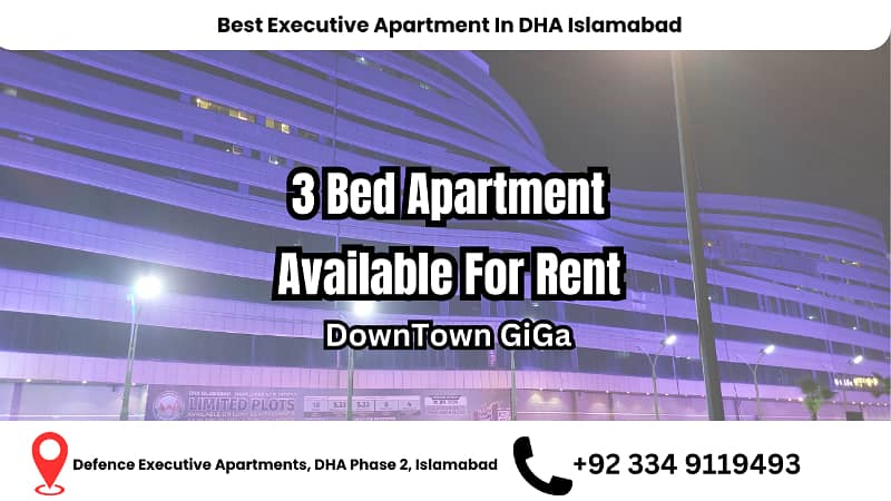 3 Bed Apartment Available For Rent Downtown GiGa 0