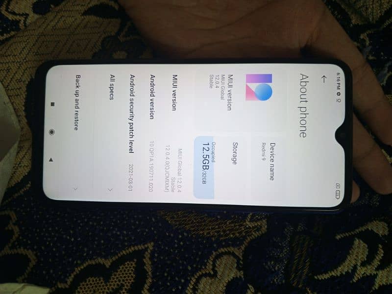 Redmi 9 3/32 for urgent sale 1