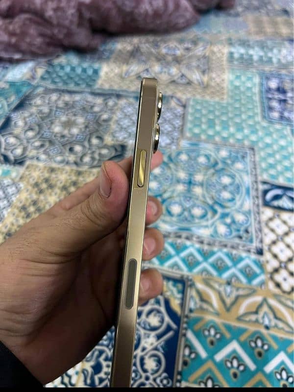 iphone 12 pro max gold 256gb fu non active 4 month sim working 4