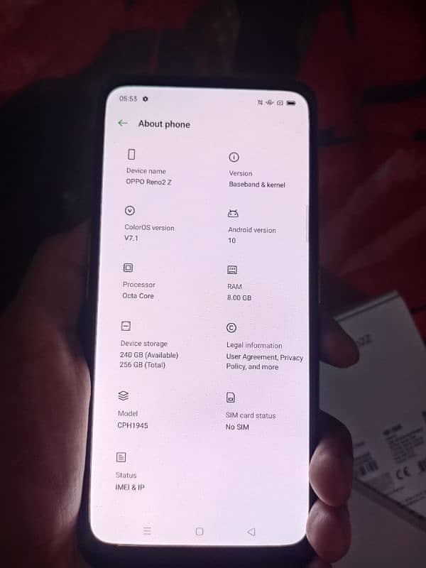 Oppo Reno 2z 256GB+8Gb! Pop-Up Selfie Camera^ Box Or Charger available 6
