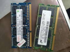 2 Ram Chips 2GB each DDR3