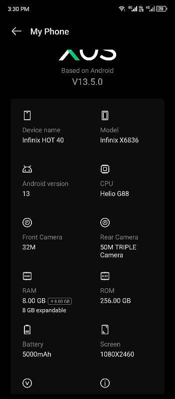 Infinix Hot 40 2