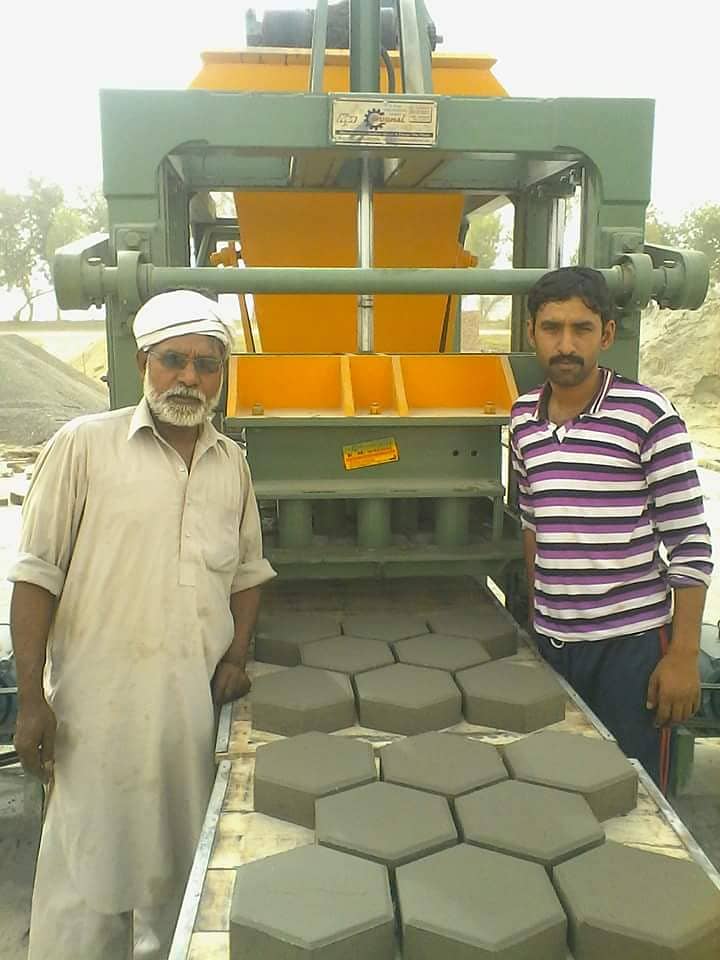 Automatic Concrete Pavers & Blocks Machine Price In Pakistan. KM MUGHA 8