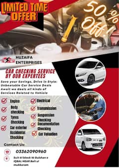 Car Inspection Services / Mechanical Checking / Documentation Services