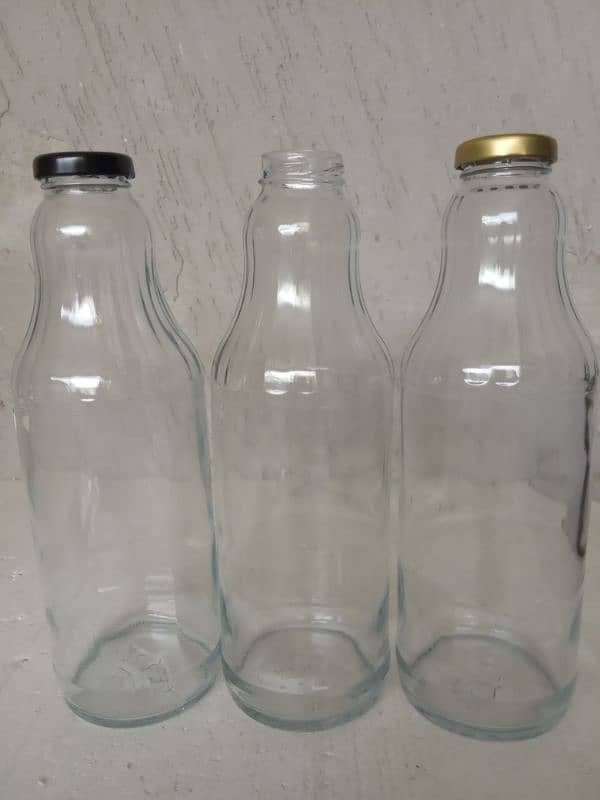 Glass Bottles different sizes 1