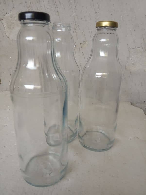 Glass Bottles different sizes 2