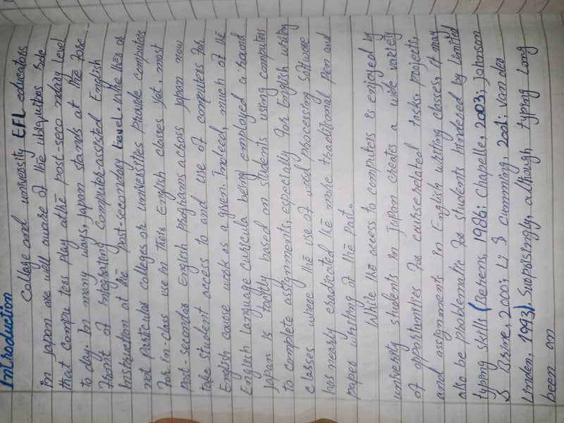 Handwritter assignment work 2