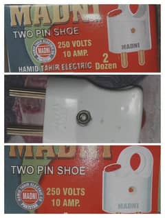 Two pin shoe. 220V/(10 amp)