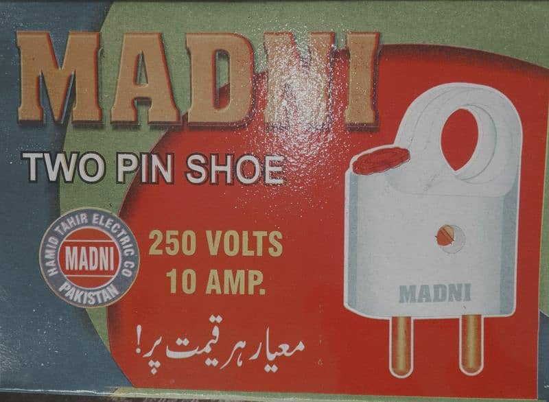 Two pin shoe. 220V/(10 amp) 1