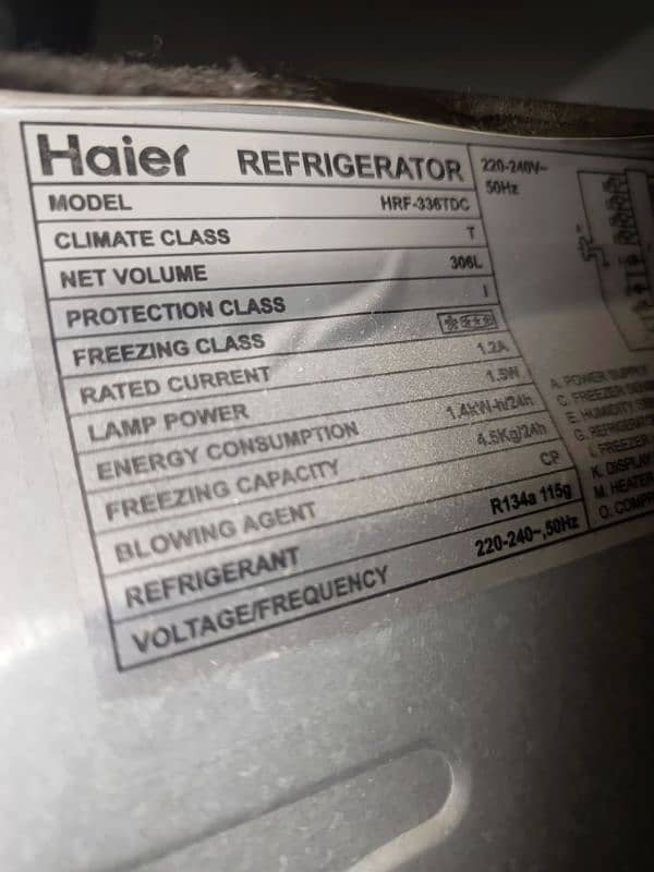 Haier 11 cu ft Turbo Cooling Series (HRF336TD) 0