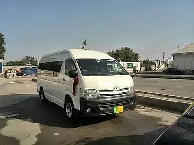 Toyota Hiace Grand Cabin & Coaster for Tours Rent A Car 1