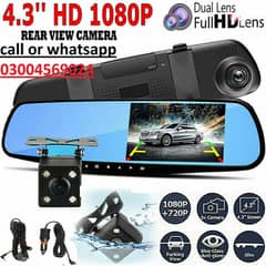 Car DVR Mirror DUAL Camera Front/Back 1080p