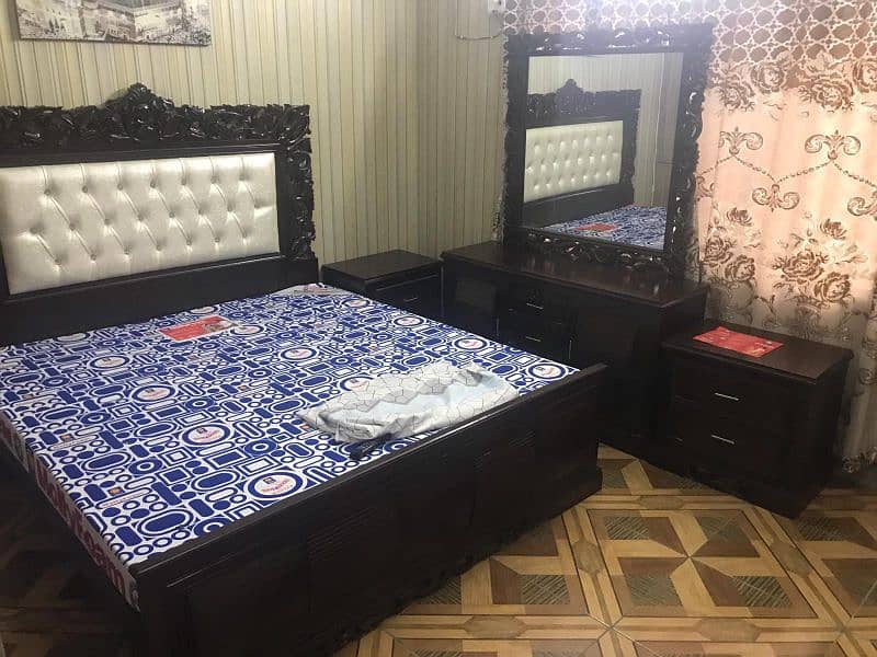 Chinioti Wood Bed set For Sale 0