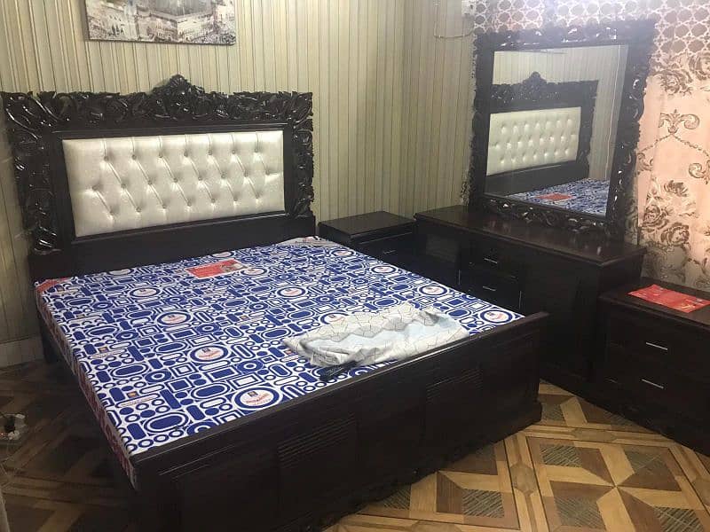 Chinioti Wood Bed set For Sale 1