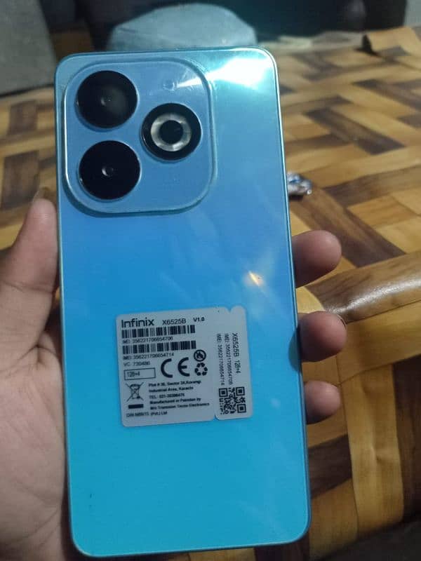 infixe smart 8 pro new mobile blue closure  sub amanSath ha 20 din use 1