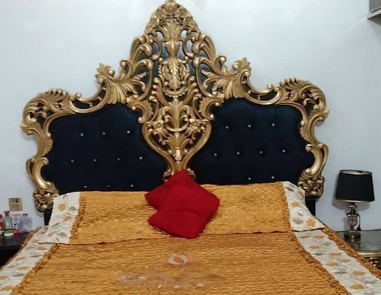 Chinyoti wooden bed 1