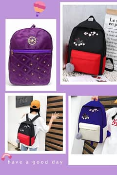 Girls Collage and school bags