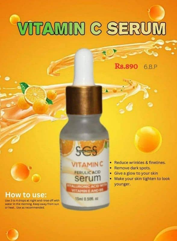 VITAMIN C FACEWASH VITAMIN C SKIN MASK VITAMIN C  Serum 3