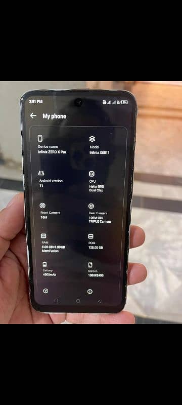 infinx zero x pro 8gb ram 128 jb memory box ke sath 0