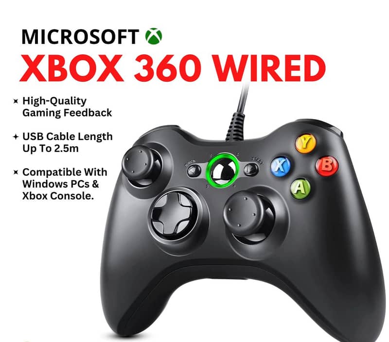 Microsoft Wired Controller for Windows & Xbox 360: Precision Gaming 0