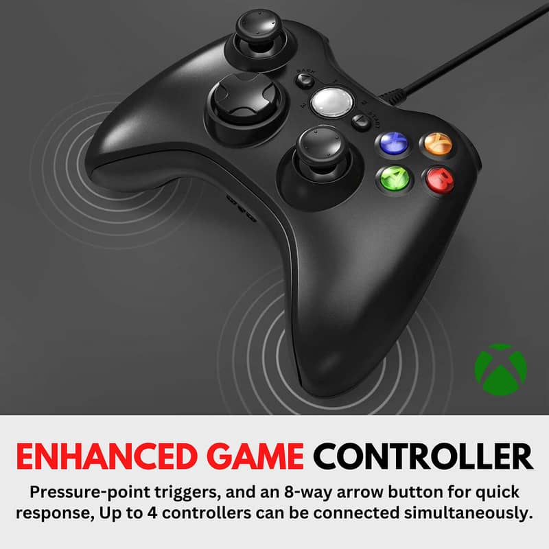 Microsoft Wired Controller for Windows & Xbox 360: Precision Gaming 2