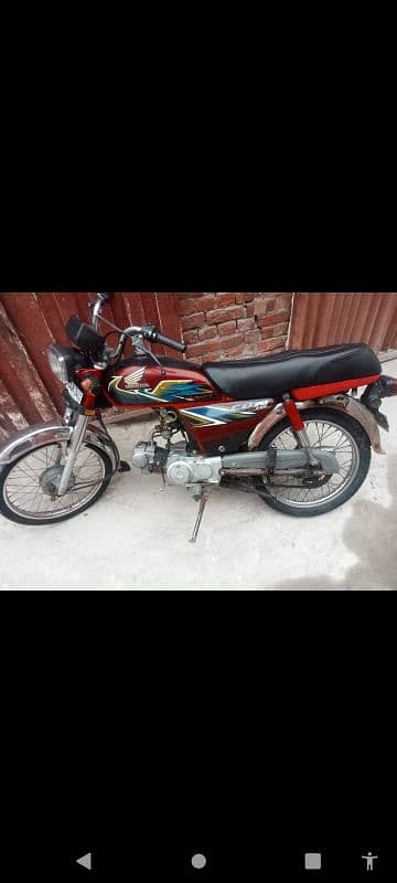 Red honda bike for sale 1