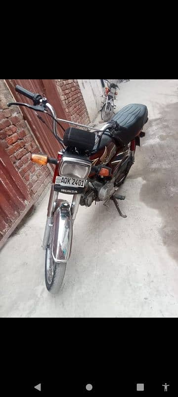 Red honda bike for sale 2