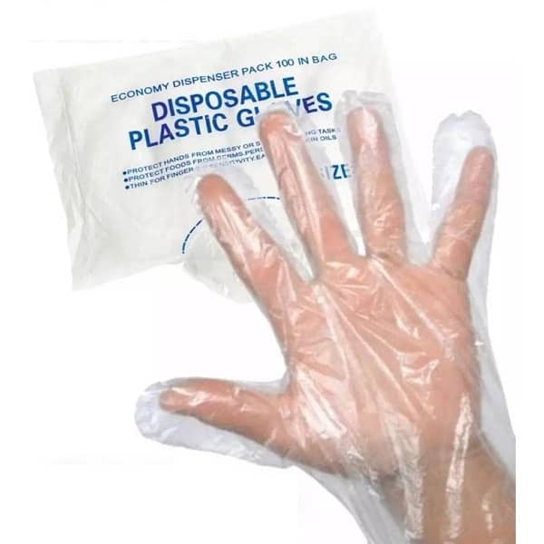 disposable gloves pack 4