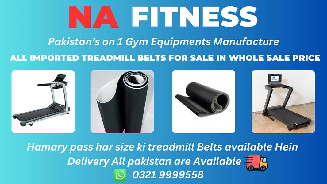 Treadmill |treadmill belt |imported treadmill belts| belts | new belts 0